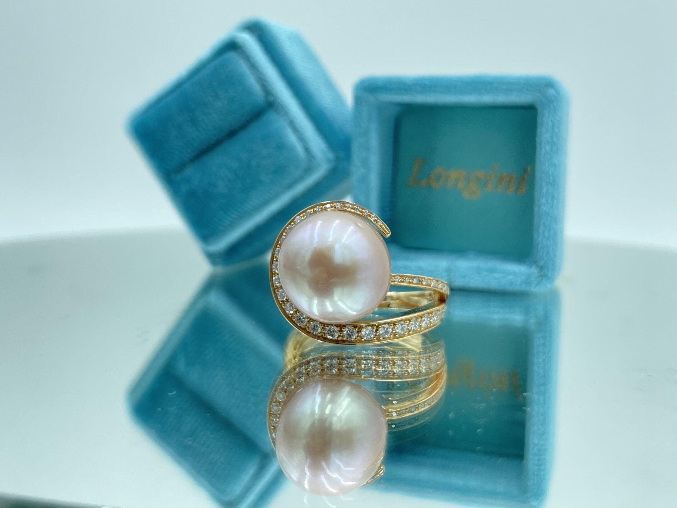 Anello Twister perla - immagine 6