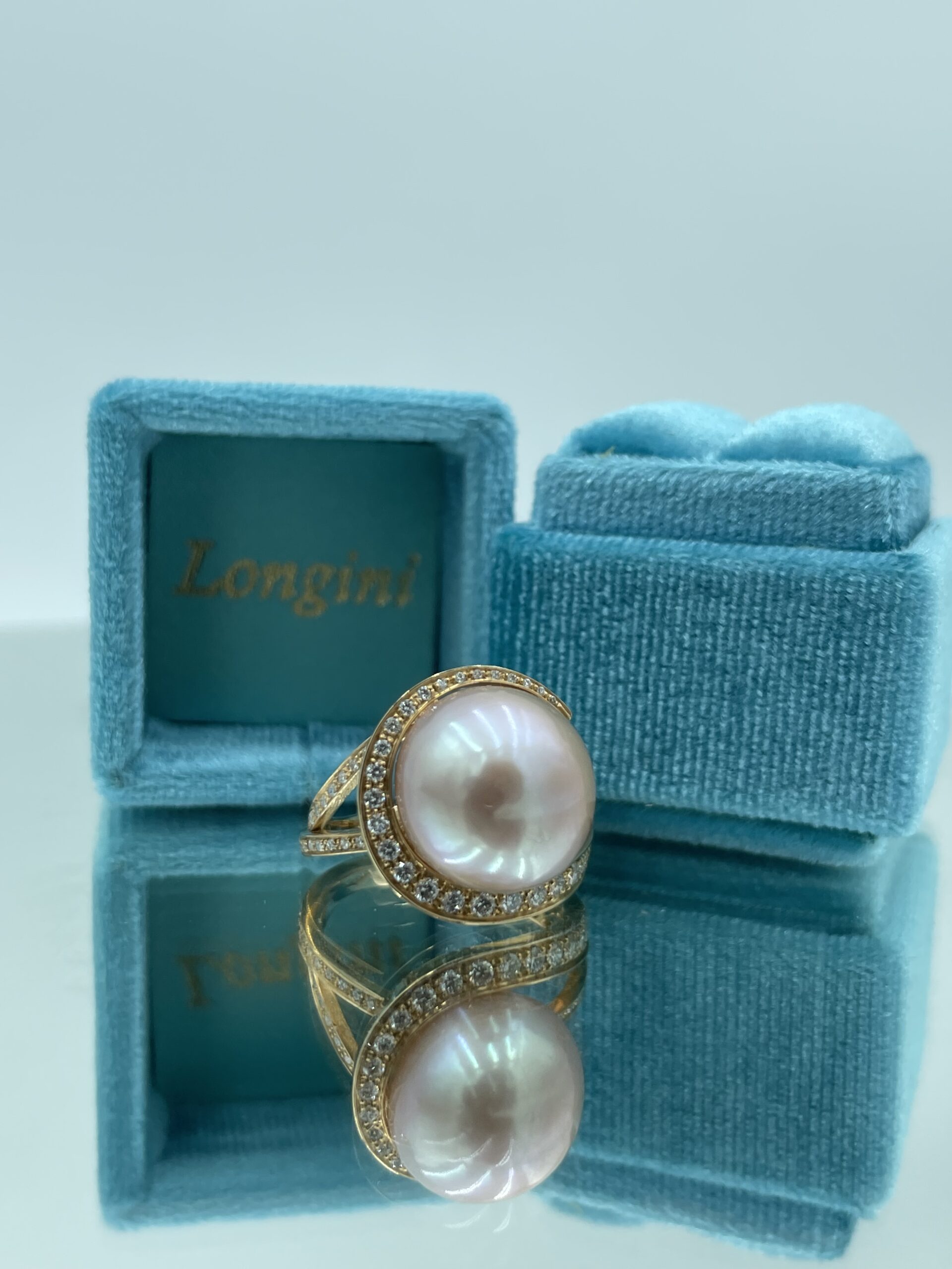 Anello Twister perla - immagine 8