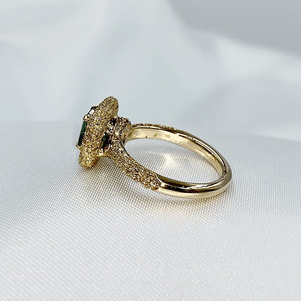 Anello smeraldo candy style - immagine 2