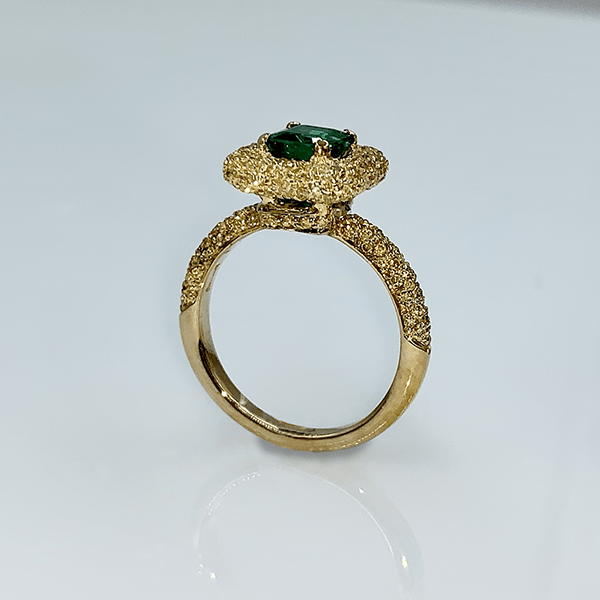 Anello smeraldo candy style - immagine 3