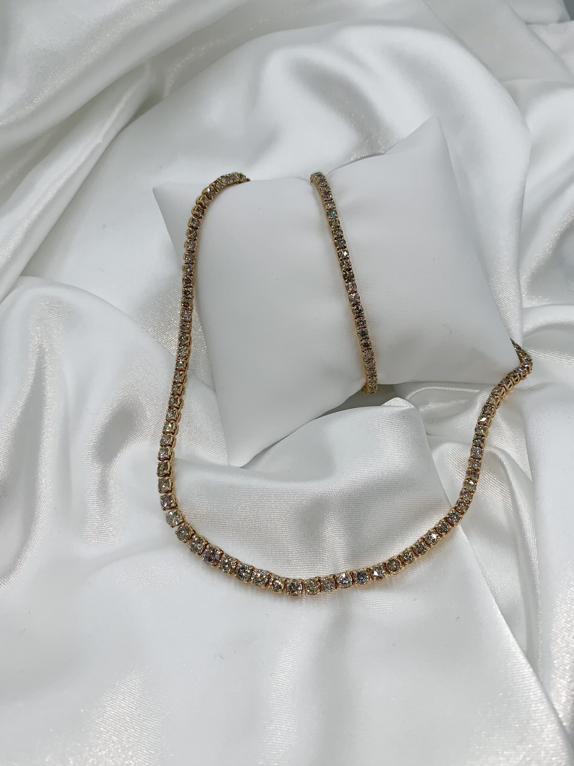 Bracciale Tennis in diamanti brown - immagine 2
