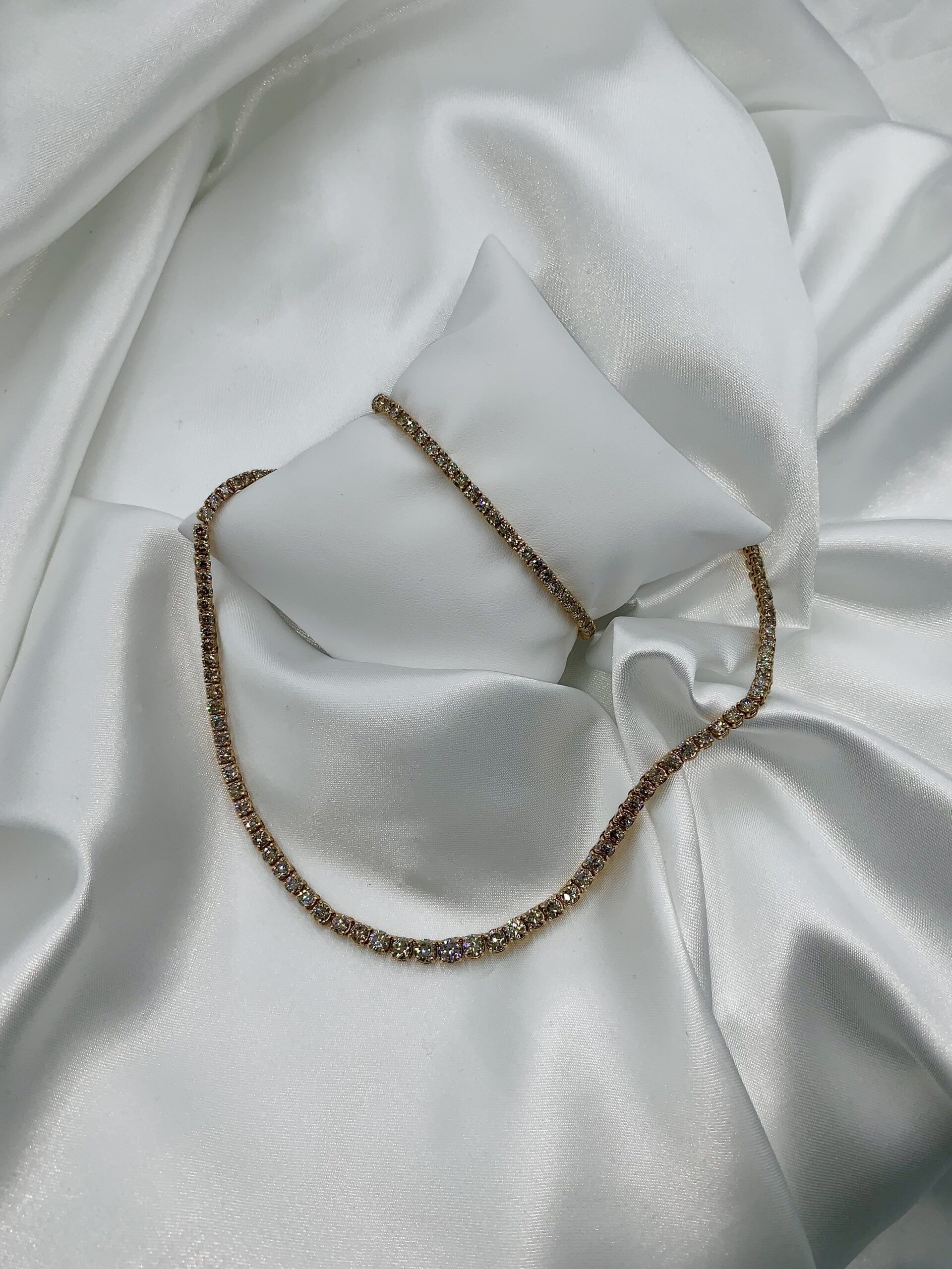 Bracciale Tennis in diamanti brown - immagine 3