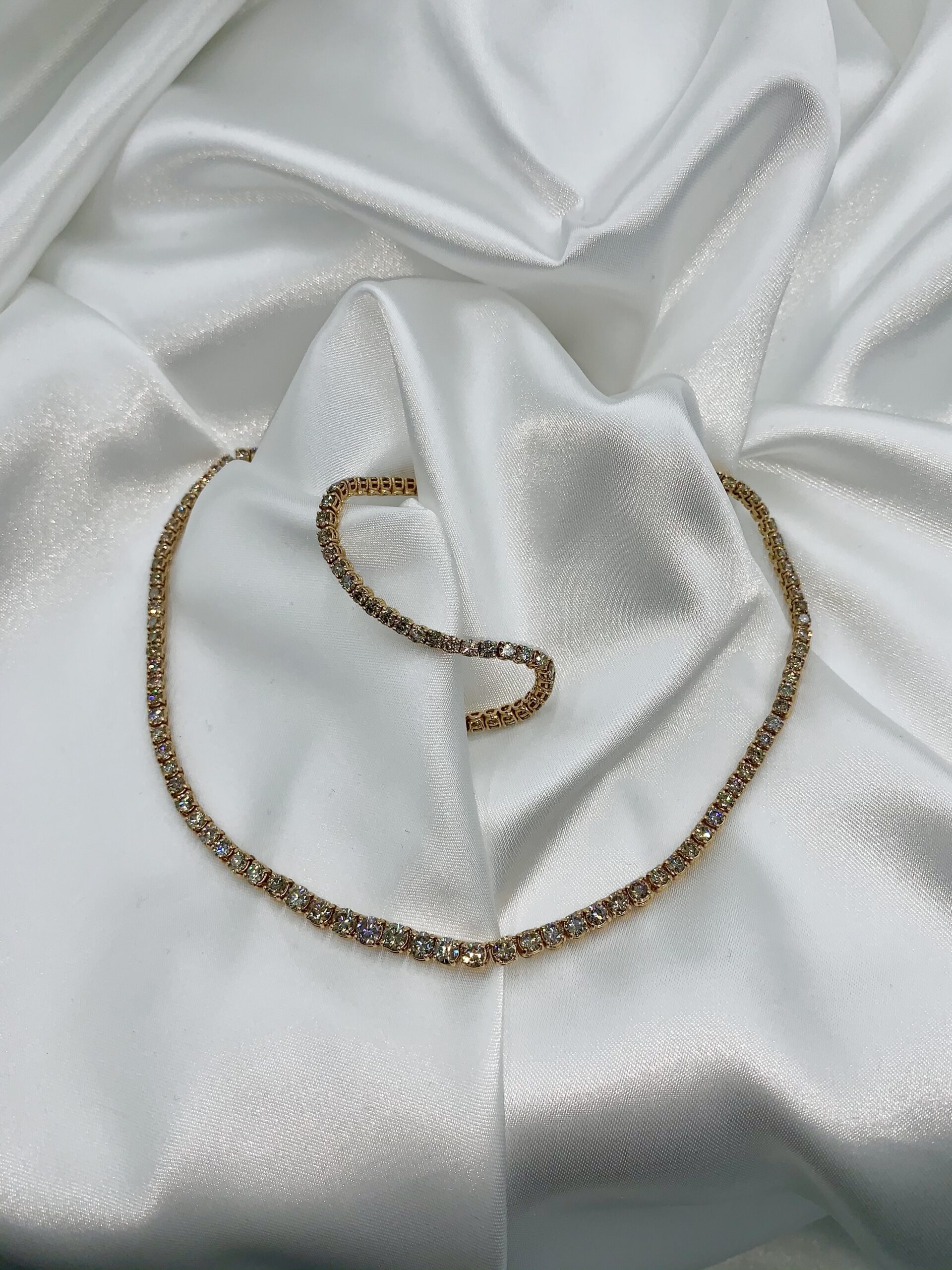 Bracciale Tennis in diamanti brown - immagine 4