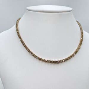 Demì Parure diamanti brown