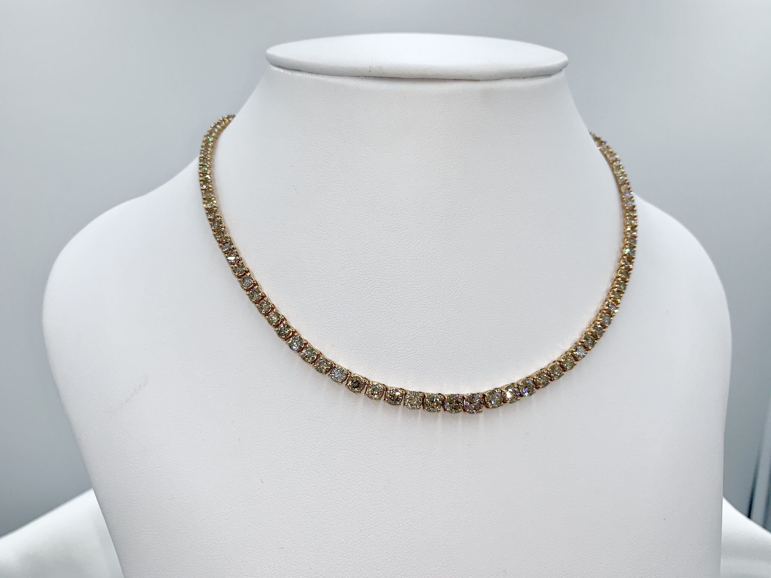 Demì Parure diamanti brown