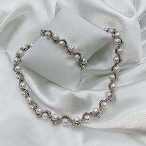 Demì parure perle