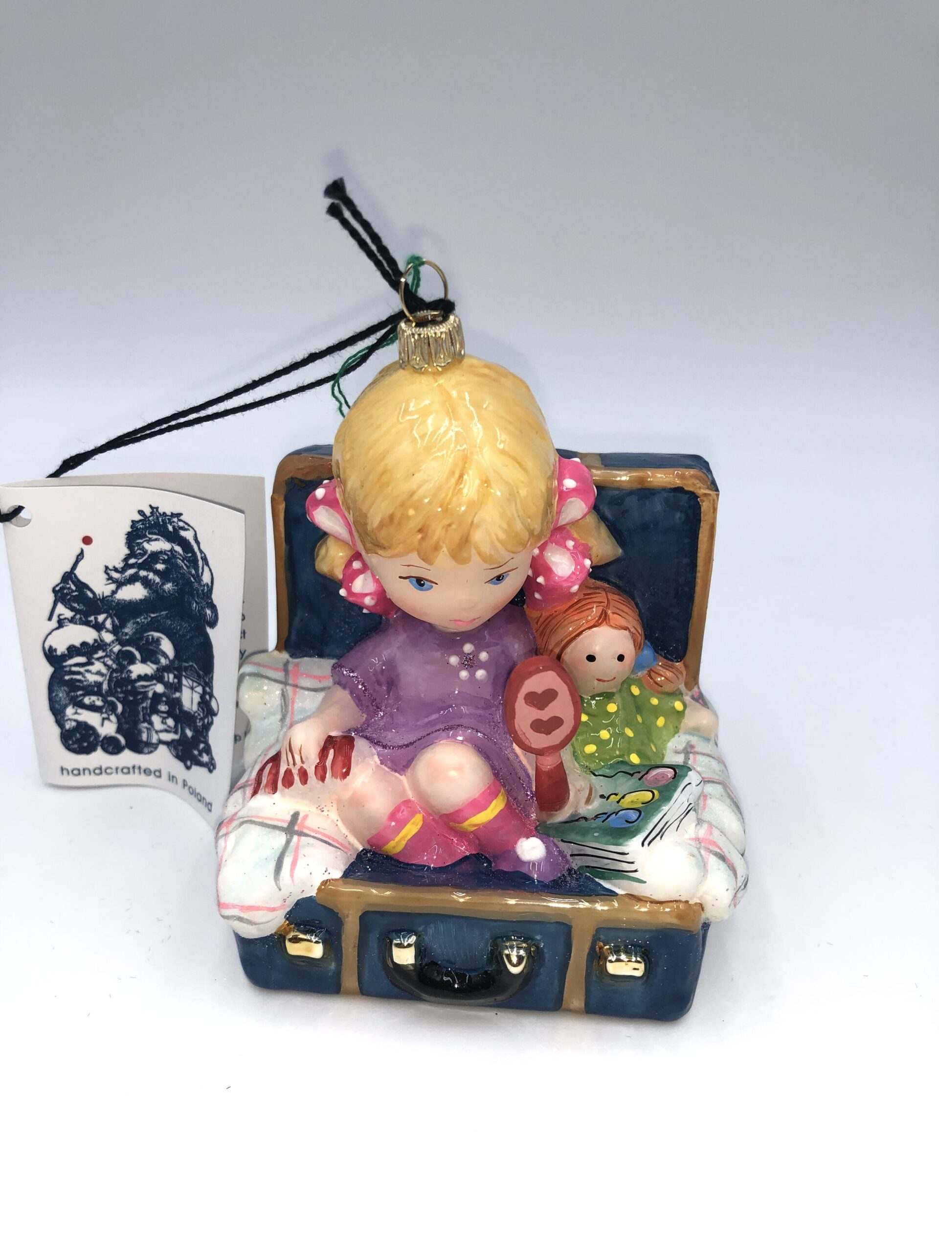 Girl in suitcase