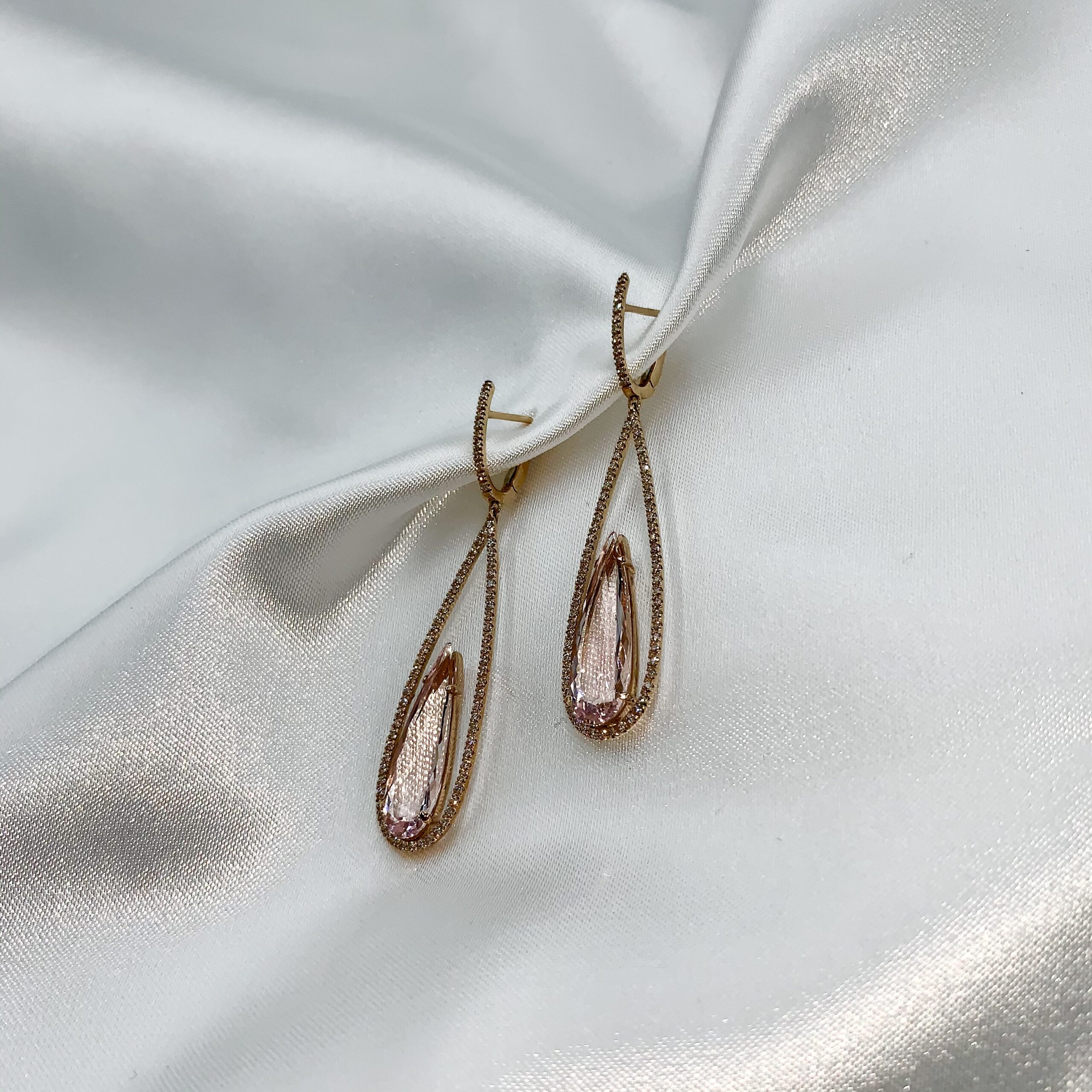 Orecchini Morganite - immagine 2