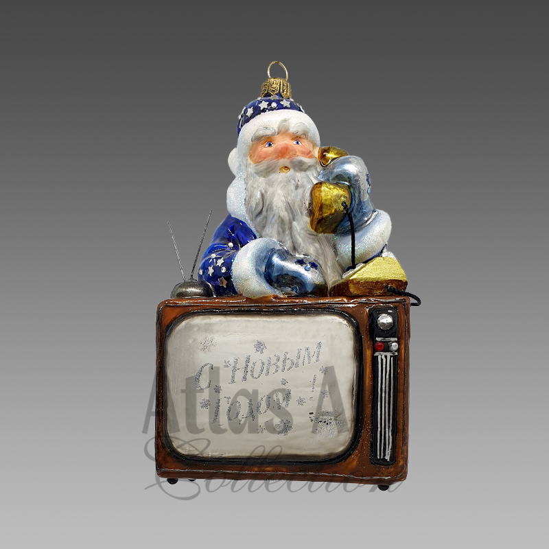 Santa Claus blue