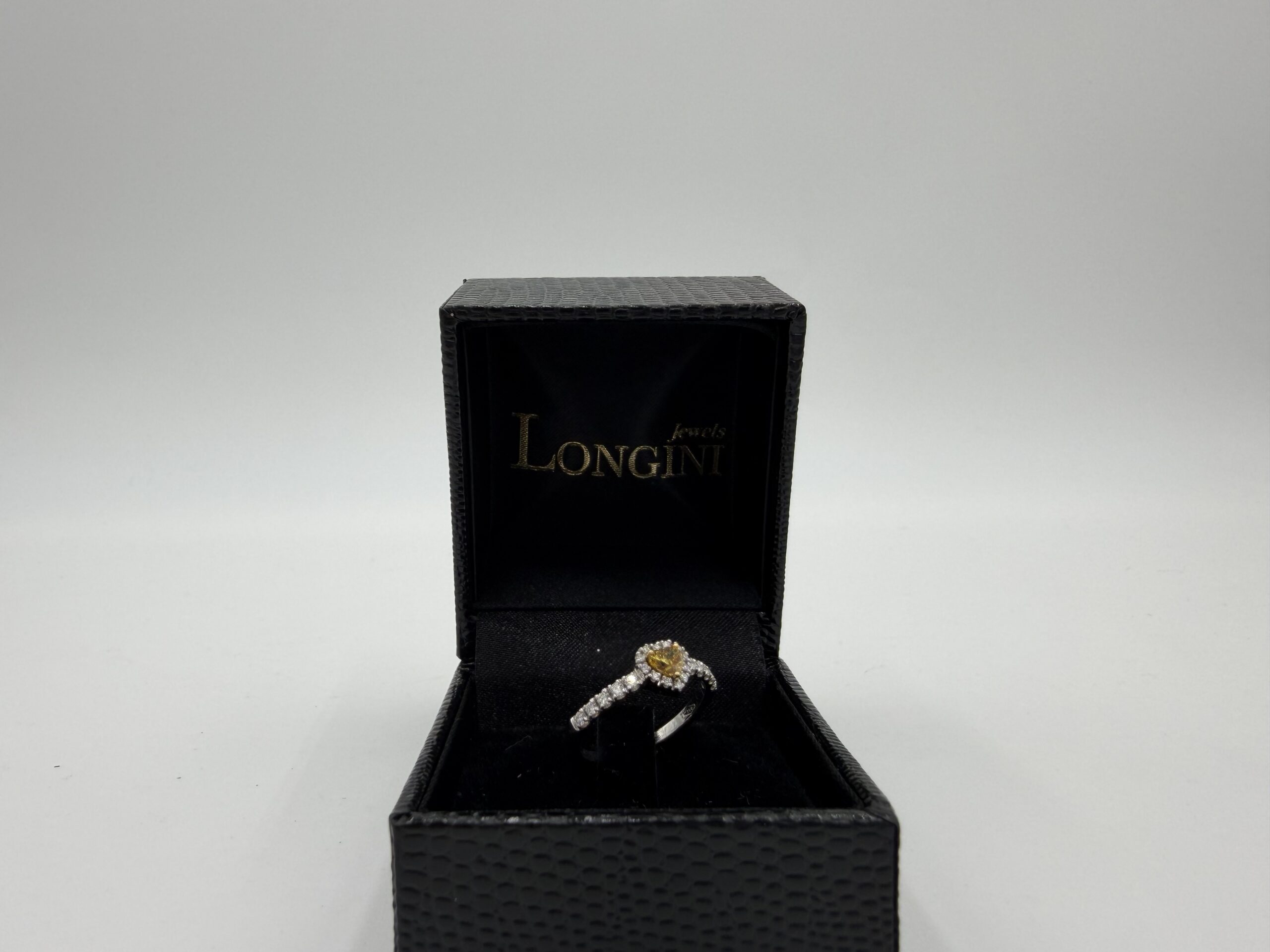 Anello fancy yellow cuore - immagine 4